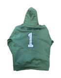 US Army Olive Football Jersey Hoody Camouflage #1 Duty. Honor. Country.